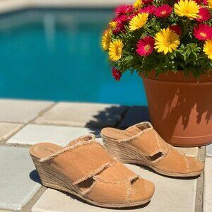 Lucky Brand's Madgie Espadrille Wedge Sandals